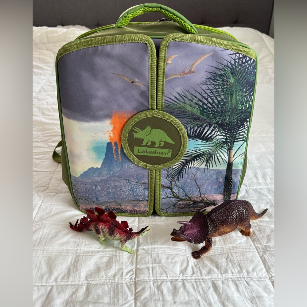 Lakeshore Dinosaur-Themed small child sized backpack